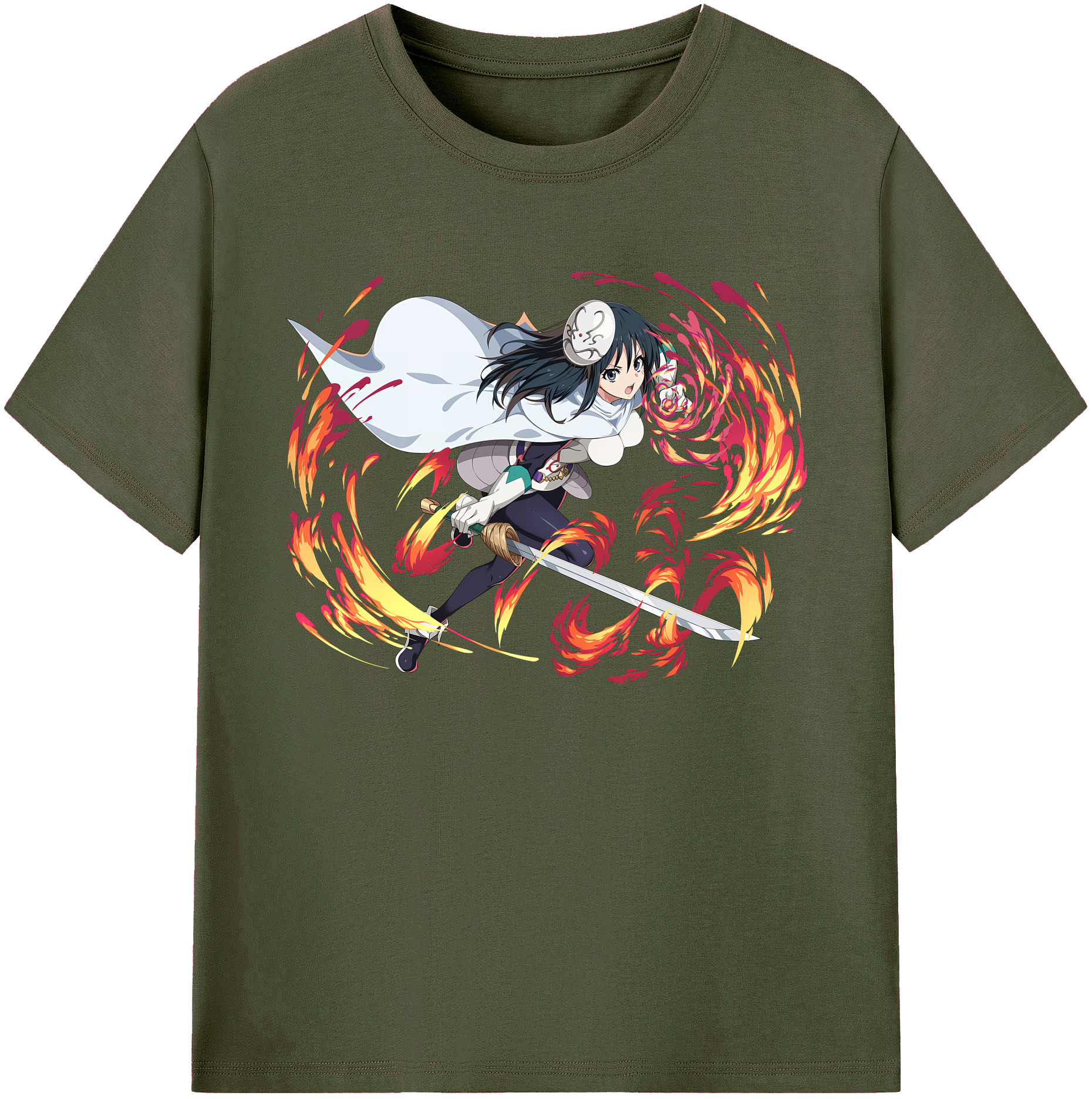 （画像用） 転スラ Regarding Reincarnated to Slime 綿100％ メンズ半袖Tシャツ｜肌触りやわらか＆通気性
